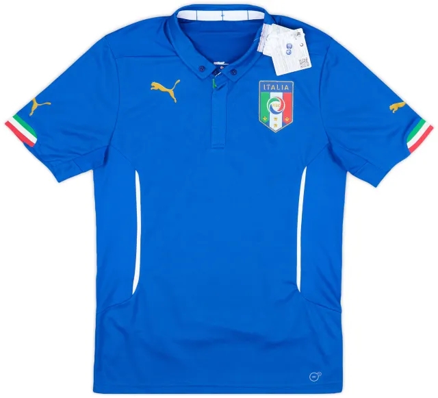 2014-15 Italy Player Issue Home Shirt (PRO Fit) - (M)