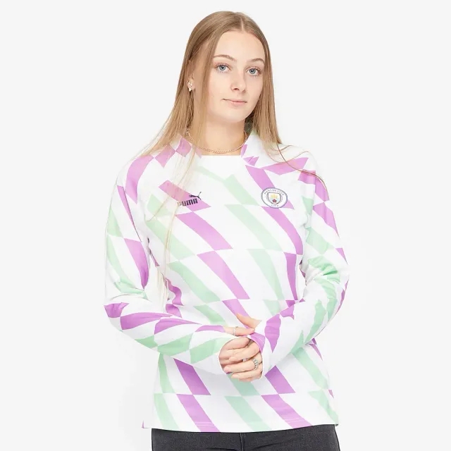 2022-23 Manchester City Puma Pre-Match Sweat Top (Women's L)