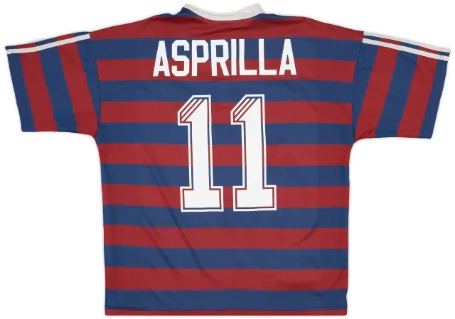 1995-96 Newcastle Away Shirt Asprilla #11 - 6/10 - (L)