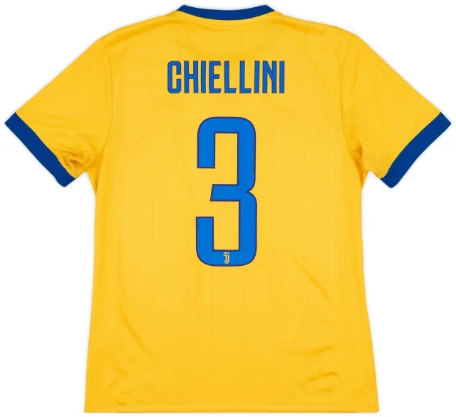 2017-18 Juventus Away Shirt Chiellini #3 - 7/10 - (M)