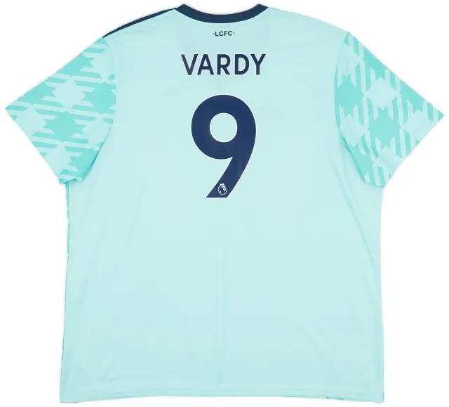 2021-22 Leicester Away Shirt Vardy #9 - 9/10 - (3XL)