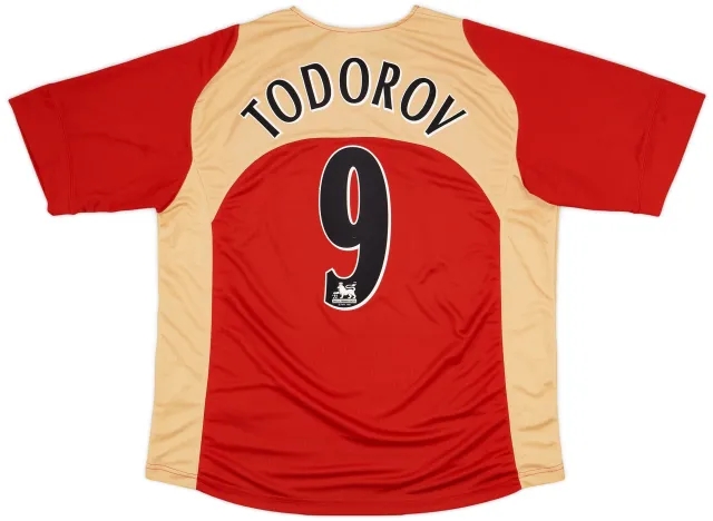 2005-06 Portsmouth Away Shirt Todorov #9 - 9/10 - (XL)