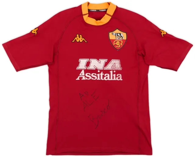 2000-01 Roma Home Shirt - 4/10 - (M)
