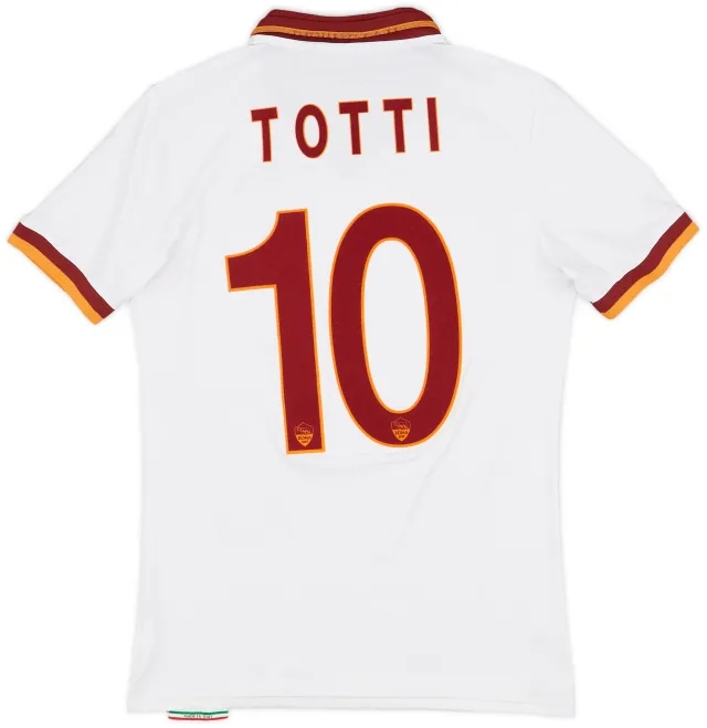 2013-14 Roma Away Shirt Totti #10 - 8/10 - (S)