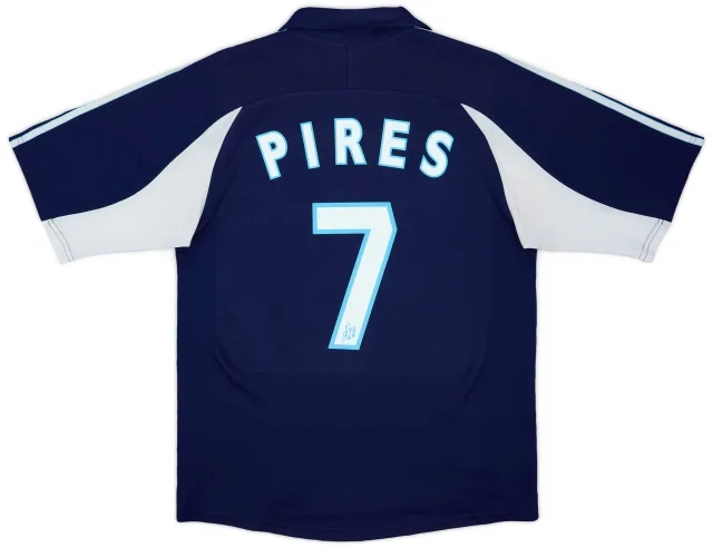 1999-00 Olympique Marseille Away Shirt Pires #7 - 8/10 - (S)