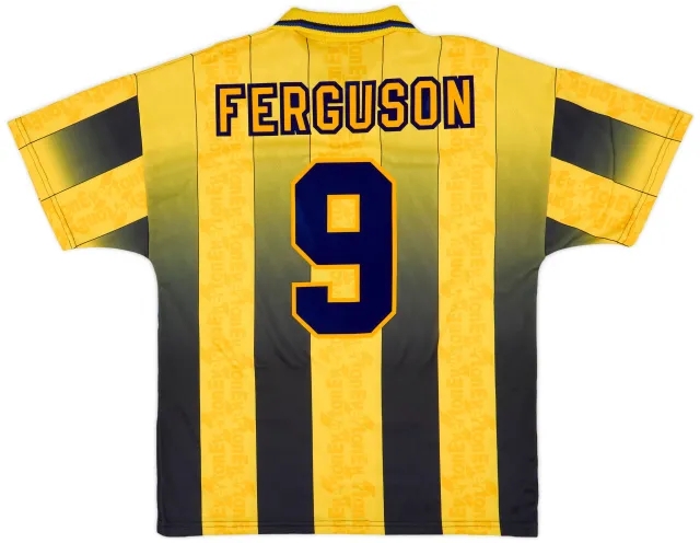 1996-98 Everton Away Shirt Ferguson #9 - 9/10 - (L)
