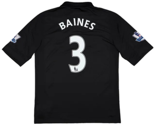 2012-13 Everton Away Shirt Baines #3 - 9/10 - (M)