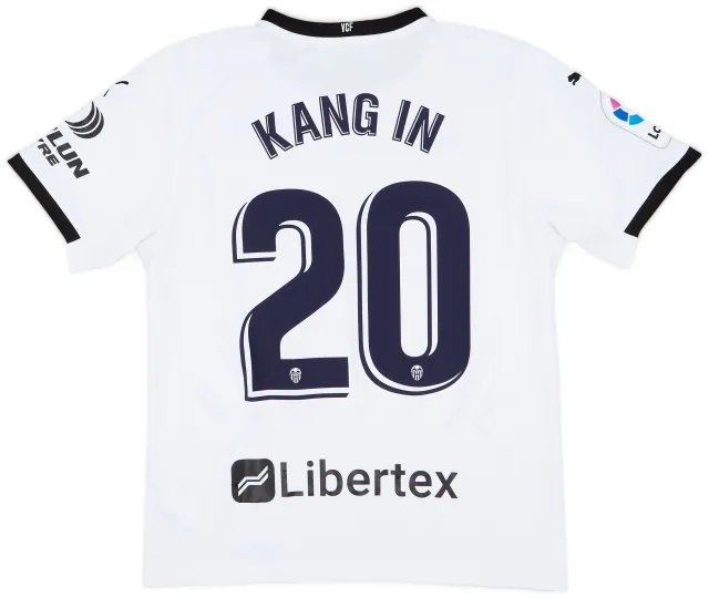 2020-21 Valencia Home Shirt Kang-In #20 - 7/10 - (M)