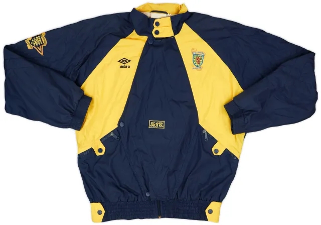1990-92 Scotland Umbro Track Jacket - 8/10 - (M)
