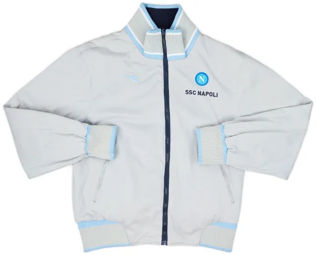 2008-09 Napoli Diadora Reversible Track Jacket - 6/10 - (S)