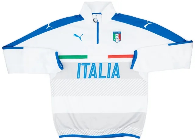 2016-17 Italy Puma 1/4 Zip Drill Top - 7/10 - (L)