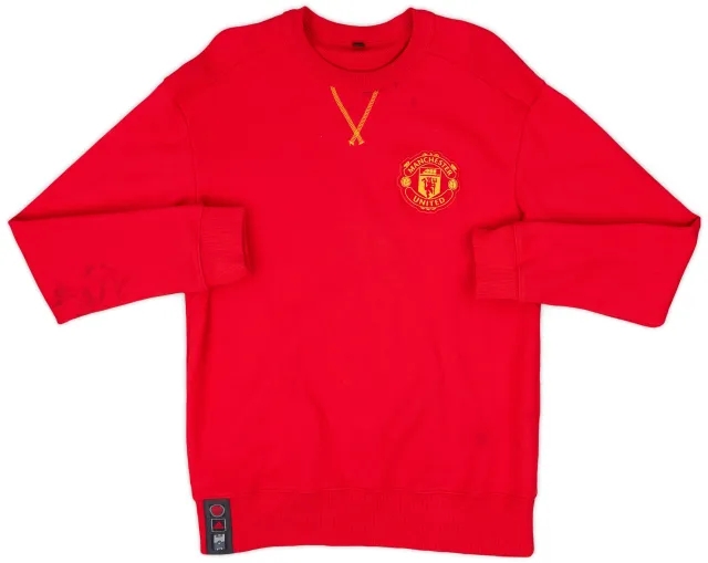 2023-24 Manchester United adidas Sweat Top - 6/10 - (S)