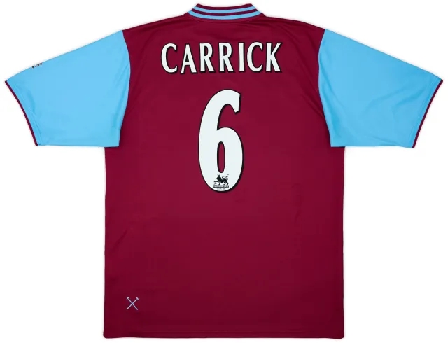2001-03 West Ham Home Shirt Carrick #6 - 8/10 - (XL)