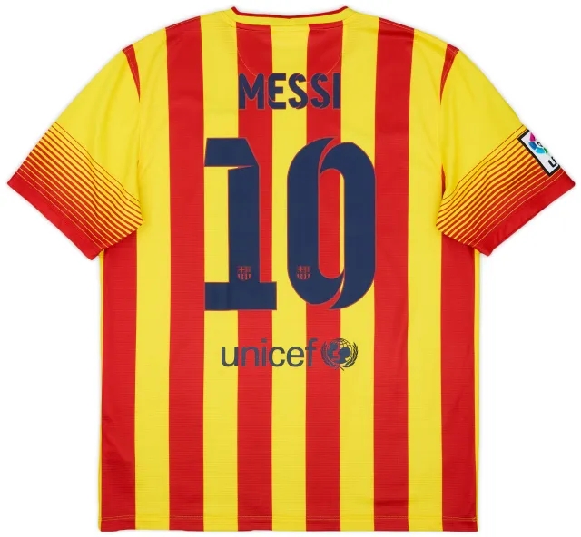 2013-15 Barcelona Away Shirt Messi #10 - 8/10 - (L)
