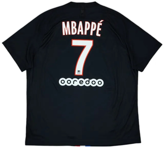 2019-20 Paris Saint-Germain Fourth Shirt Mbappe #7 - 8/10 - (XXL)