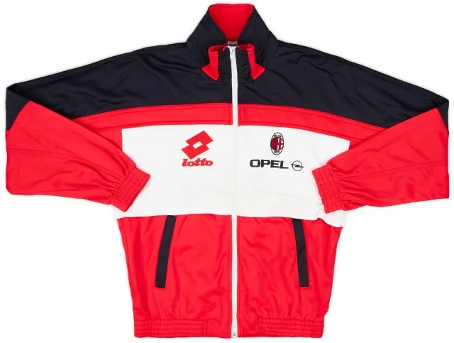 1994-95 AC Milan Lotto Track Jacket - 6/10 - (XS)