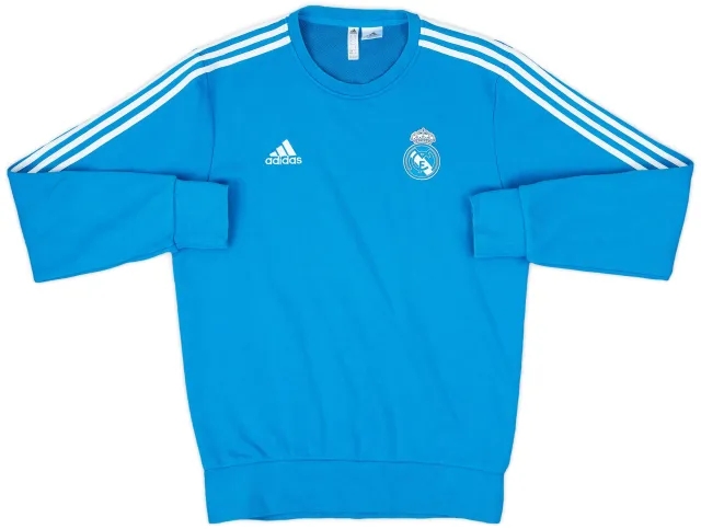 2018-19 Real Madrid adidas Sweat Top - 9/10 - (M)