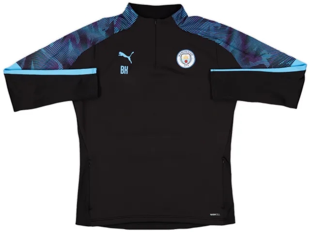 2018-19 Manchester City Nike 1/4 Zip Training Top BK - 9/10 - (XL)