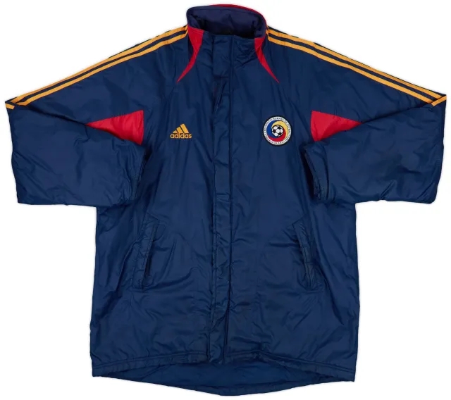 2004-05 Romania adidas Padded Bench Coat - 8/10 - (XXL)