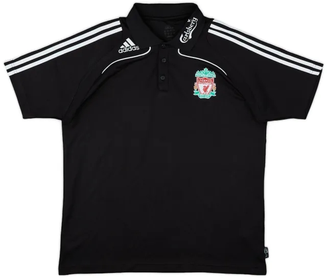 2008-09 Liverpool adidas Polo Shirt - 8/10 - (L)