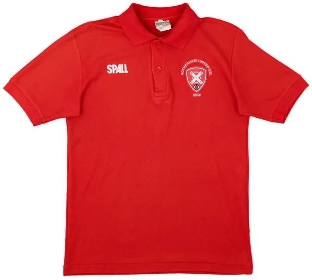 1986-88 Rotherham Spall Polo Shirt - 8/10 - (M)