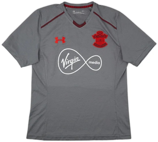 2017-18 Southampton Staff Issue Under Armour Training Shirt AG - 6/10 - (L)