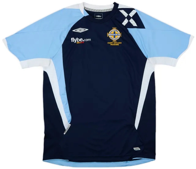 2006-08 Northern Ireland 'County Excellence Programme' Umbro Training Shirt - 7/10 - (M)
