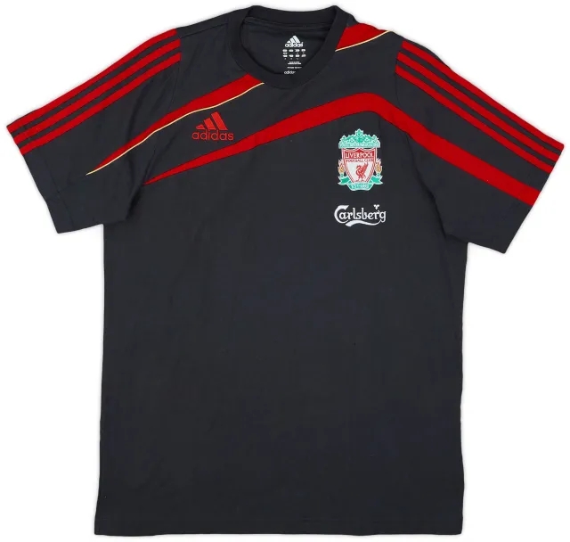 2009-10 Liverpool adidas Training Shirt - 9/10 - (M)