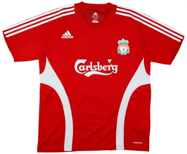 2008-09 Liverpool adidas Formotion Training Shirt - 9/10 - (XL)