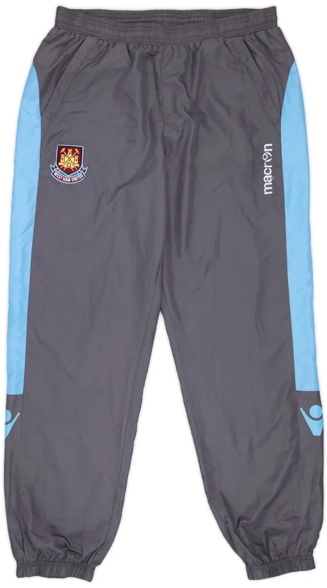 2010-12 West Ham Macron Track Pants/Bottoms - 9/10 - (XXL)
