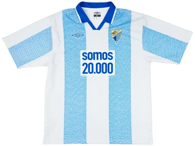 2004-05 Malaga 'Somos 20.000' Home Shirt - 10/10 - (XL)
