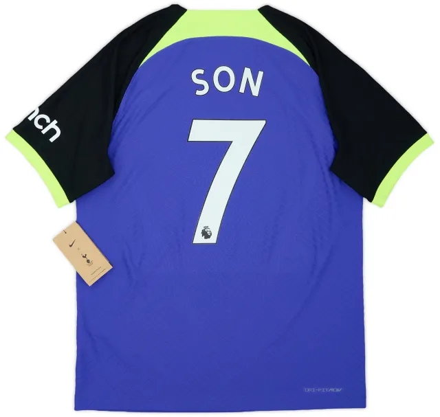 2022-23 Tottenham Authentic Away Shirt Son #7 (M)