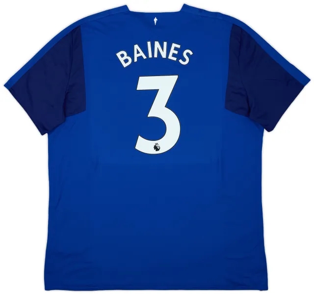 2017-18 Everton Home Shirt Baines #3 (3XL)