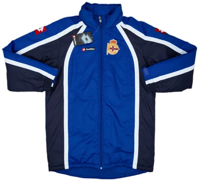 2009-10 Deportivo Lotto Padded Bench Coat (XL.Boys)