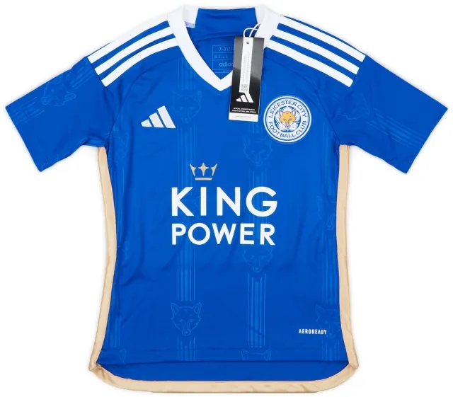 2023-24 Leicester Home Shirt (7-8 Years)