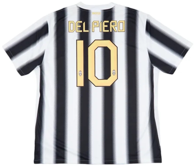 2011-12 Juventus Home Shirt Del Piero #10 (XXL)