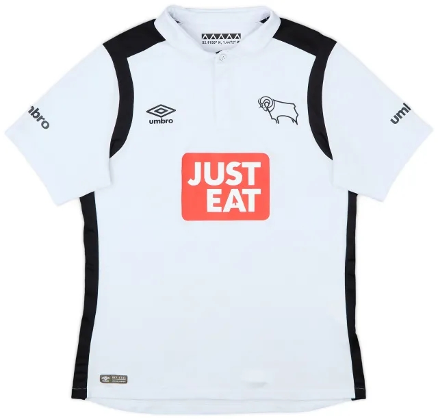 2016-17 Derby County Home Shirt - 8/10 - (M)
