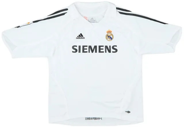 2005-06 Real Madrid Home Shirt - 8/10 - (M.Boys)