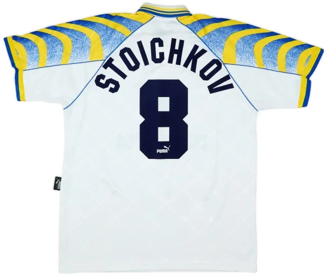 1995-97 Parma Home Shirt Stoichkov #8 - 6/10 - (XL)