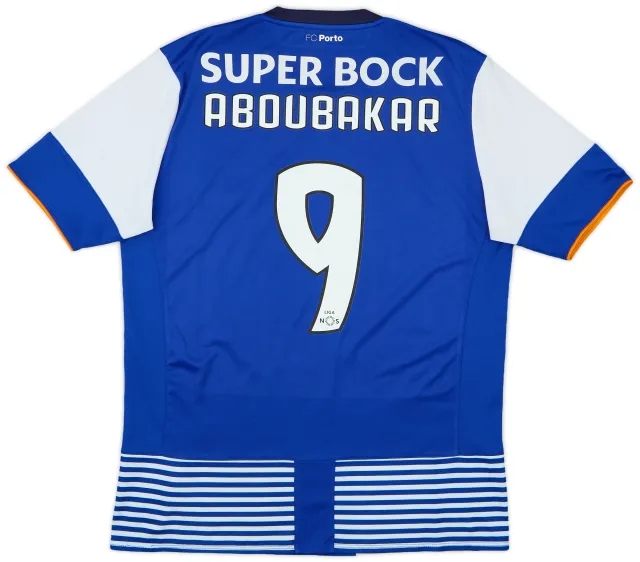 2015-16 Porto Home Shirt Aboubakar #9 - 8/10 - (M)