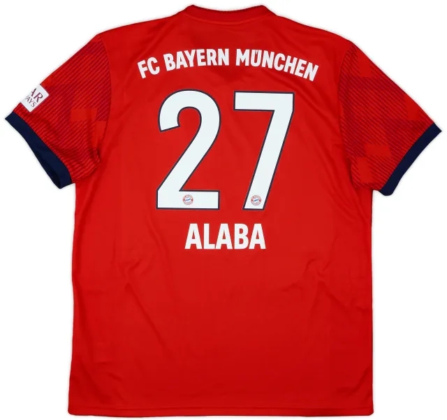 2018-19 Bayern Munich Home Shirt Alaba #27 - 10/10 - (L)