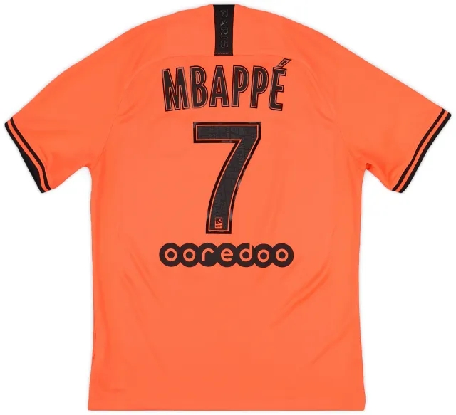 2019-20 Paris Saint-Germain Away Shirt Mbappe #7 - 9/10 - (M)