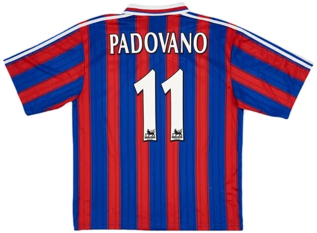 1996-98 Crystal Palace Home Shirt Padovano #11 - 7/10 - (XL)