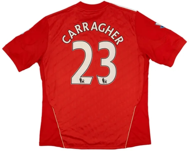 2010-12 Liverpool Home Shirt Carragher #23 - 4/10 - (XXL)