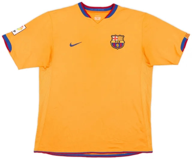 2006-08 Barcelona Away Shirt #20 - 4/10 - (L)