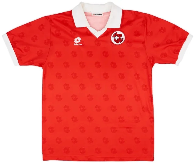 1994-95 Switzerland Match Issue Home Shirt #16