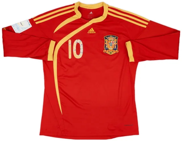 2009-10 Spain Women Match Issue Home L/S Shirt #10