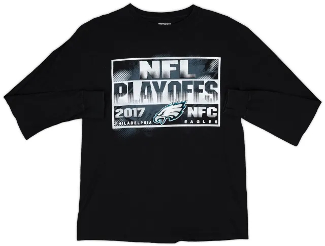 2017 Philadelphia Eagles Playoffs Fanatics L/S Graphic Tee - 9/10 - (M)