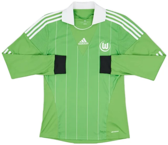 2013-14 Wolfsburg Away L/S Shirt - 10/10 - (S)