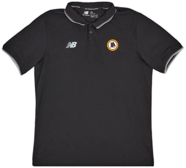 2021-22 Roma New Balance Polo Shirt - 9/10 - (XL)